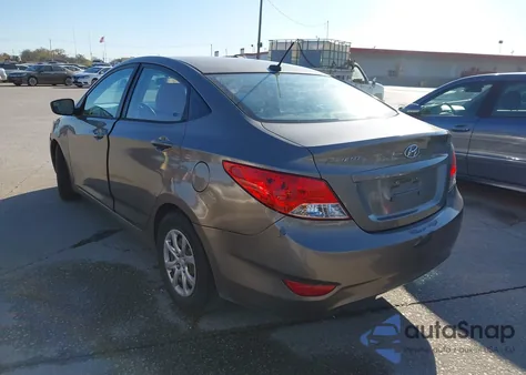 2014 Hyundai Accent Gls z USA, uszkodzony, nr VIN KMHCT4AE1EU671677
